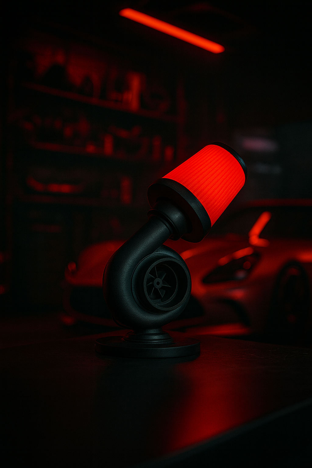 TurboFire-Turbocharger LED Masa Lambası